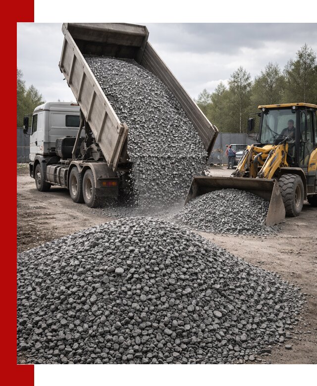 Доставка и продажа щебня гранитного в Нововоронеже
