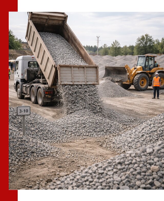 Гранитный щебень фракции 3–10: доставка и продажа в Нововоронеже