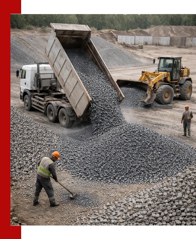 Щебень габбро-диабаз фр. 5-20 с доставкой в Нововоронеже