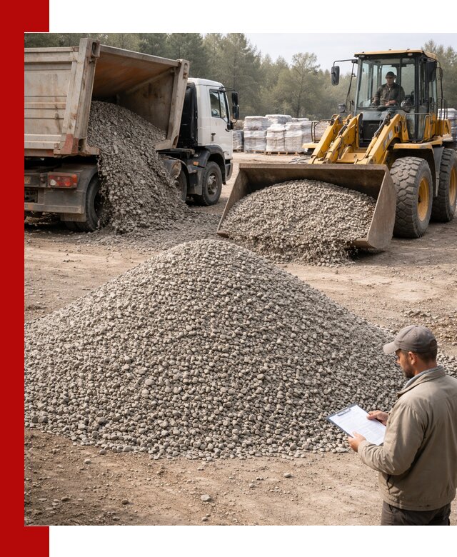 Гравийный щебень фракция 5–10 с доставкой в Нововоронеже