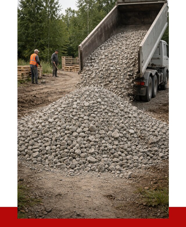 гравийный щебень фракция 70-120 в Нововоронеже от 2479 р. ПРОНЕРУДНвв