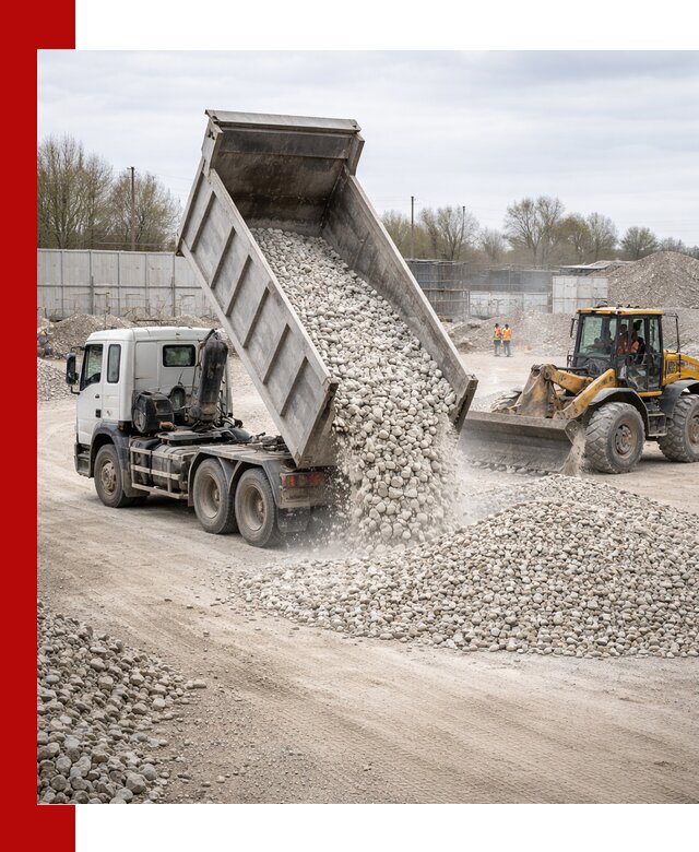 Доставка и продажа известнякового щебня в Нововоронеже