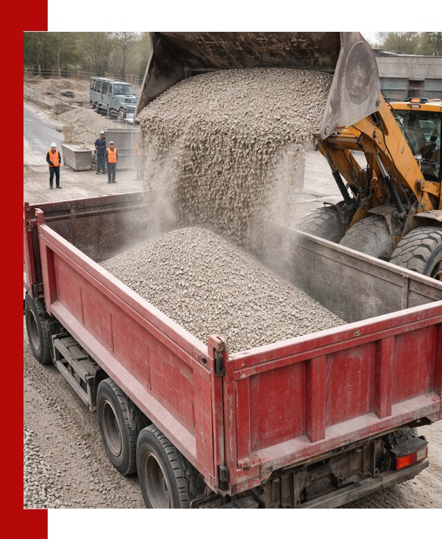 Купить известняковый щебень фракции 0-5 с доставкой в Нововоронеже