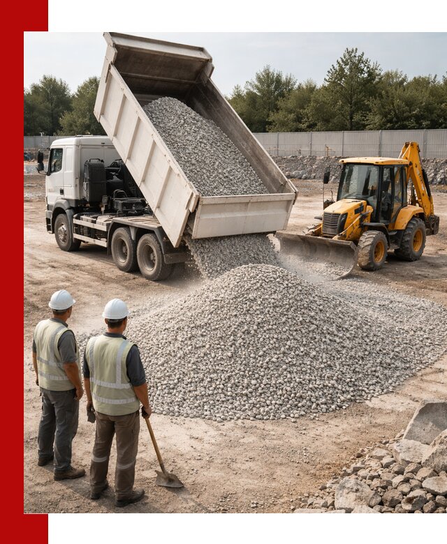 Купить известняковый щебень фракции 5–10 мм с доставкой в Нововоронеже
