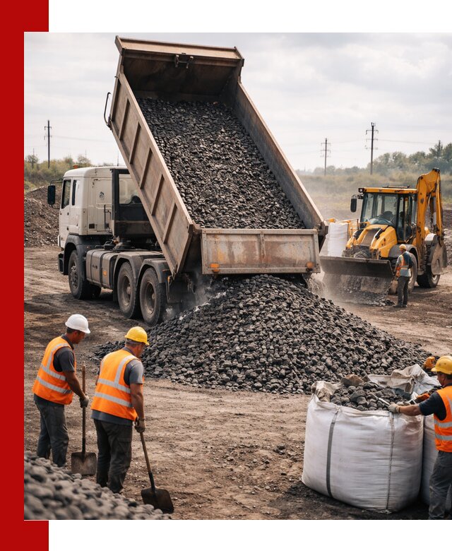 Шлаковый щебень фракция 40-70 с доставкой в Нововоронеже