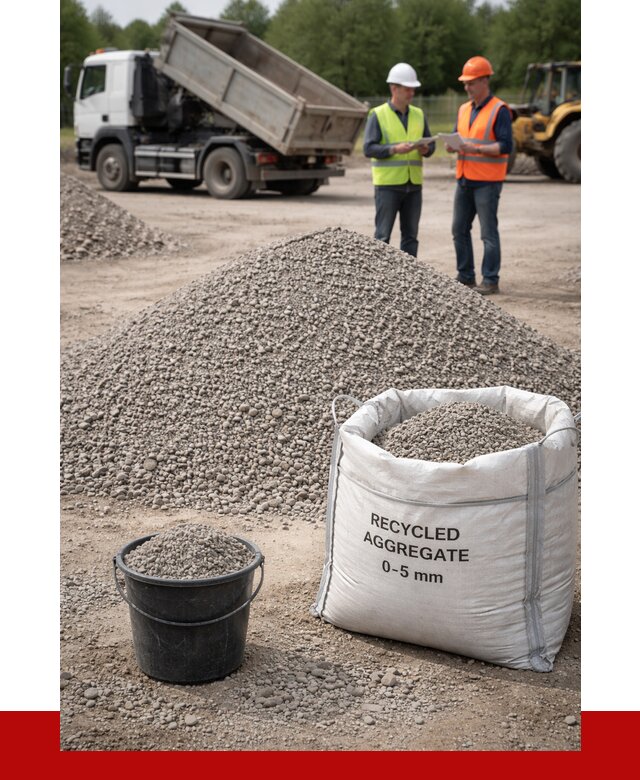 Вторичный щебень фракция 0-5 в Нововоронеже от 1619 р. ПРОНЕРУДНвв