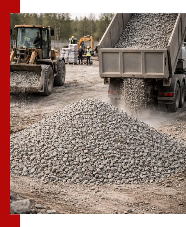 Вторичный щебень фракции 5-20 в Нововоронеже — доставка и продажа крупнотоннажно