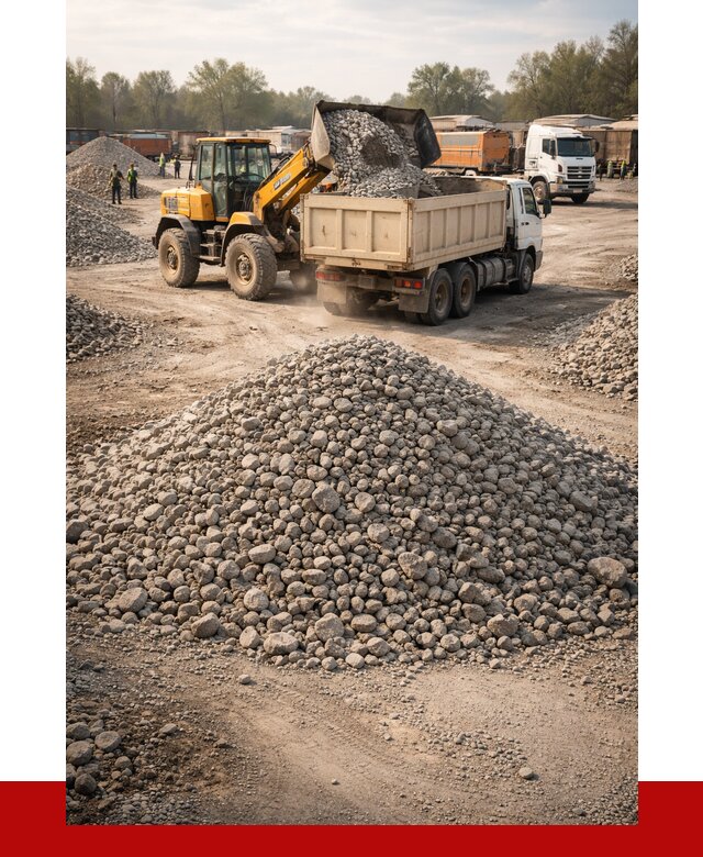 Вторичный щебень фракция 40-70 в Нововоронеже от 1761 р, ПРОНЕРУДНвв