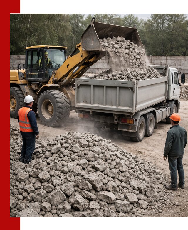 Вторичный щебень фракция 70–150 в Нововоронеже с доставкой