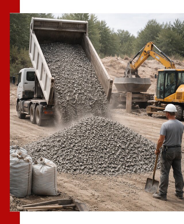 Доставка и продажа бетонного щебня в Нововоронеже