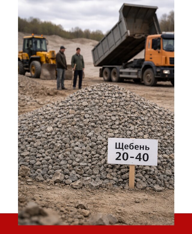 Бетонный щебень фракция 20-40 в Нововоронеже от 2479 р. | ПРОНЕРУДНвв