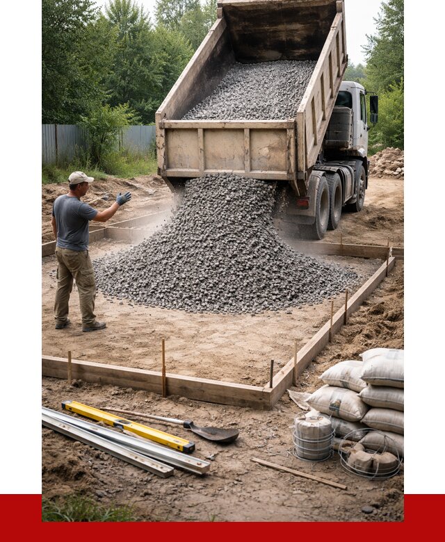 Купить щебень для фундамента в Нововоронеже от 4554 р. | ПРОНЕРУДНвв