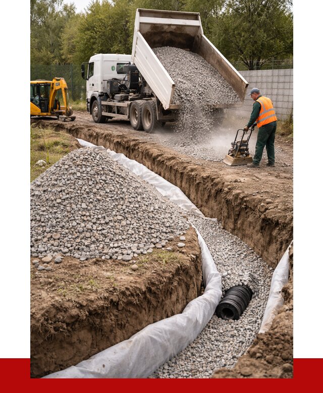 Щебень для дренажа в Нововоронеже от 1872 р., ПРОНЕРУДНвв доставка