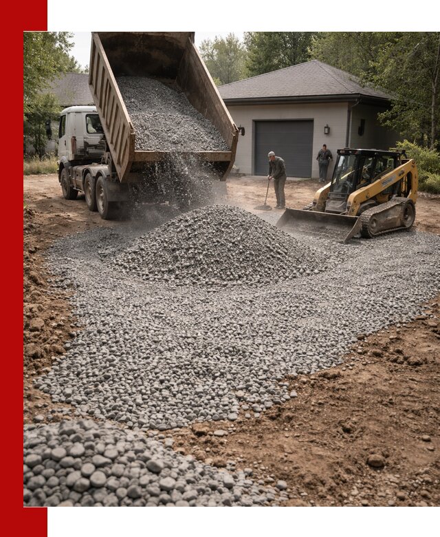 Щебень для парковки в Нововоронеже: доставка и укладка качественного материала