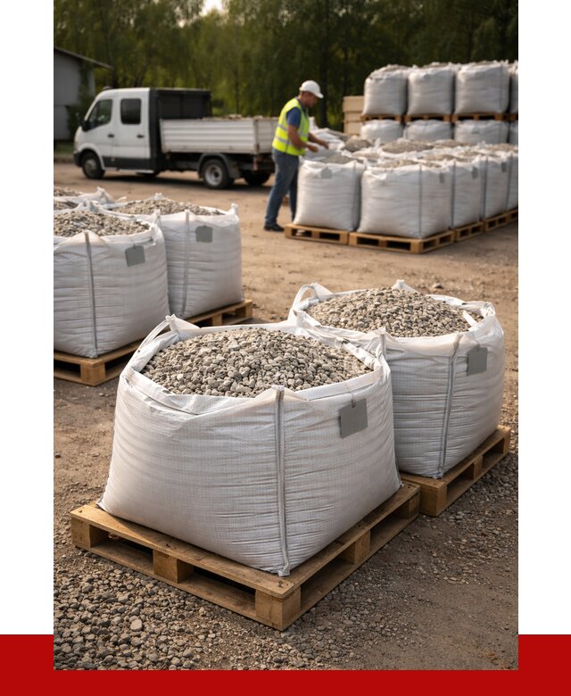 Щебень в мешках с доставкой в Нововоронеже от 4250 р. | ПРОНЕРУДНвв