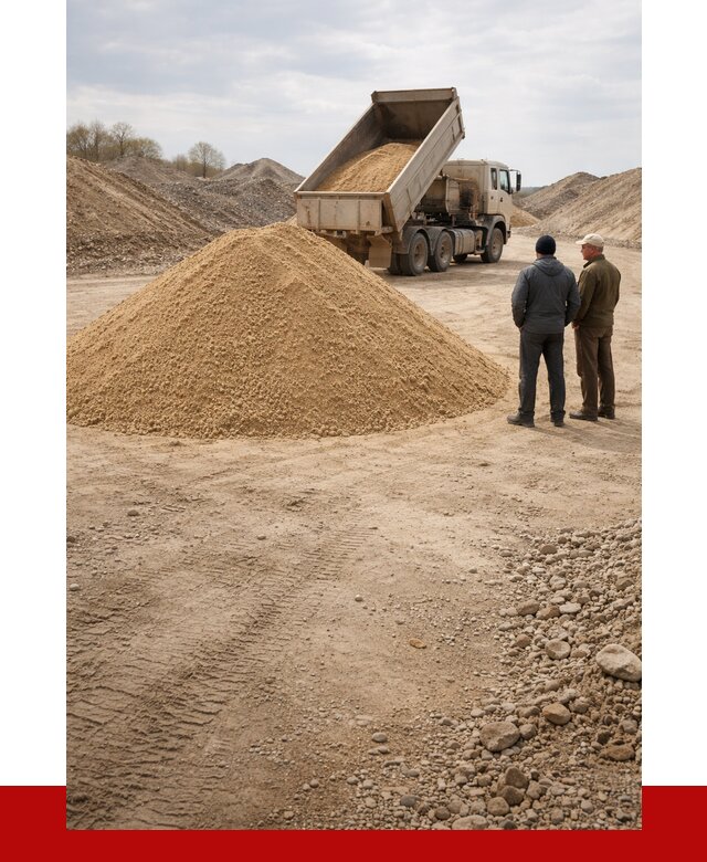 Карьерный песок крупнозернистый в Нововоронеже от 8602 р | ПРОНЕРУДНвв