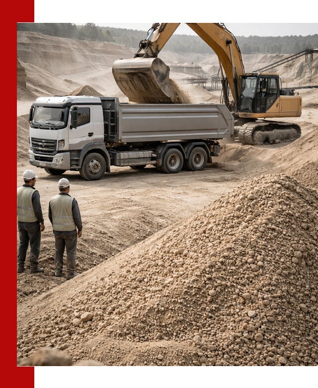 Карьерный крупнозернистый песок с доставкой в Нововоронеже