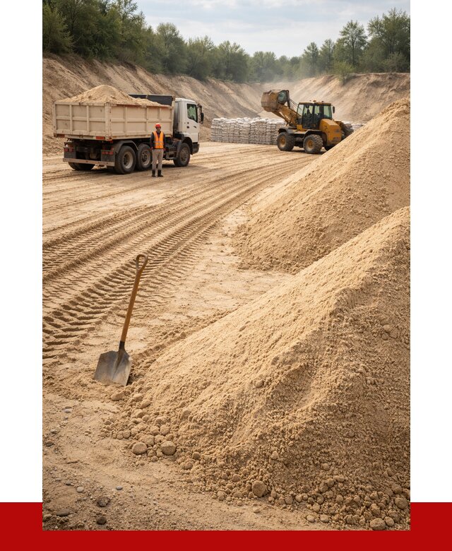 Карьерный песок мелкозернистый в Нововоронеже от 9108 р. | ПРОНЕРУДНвв