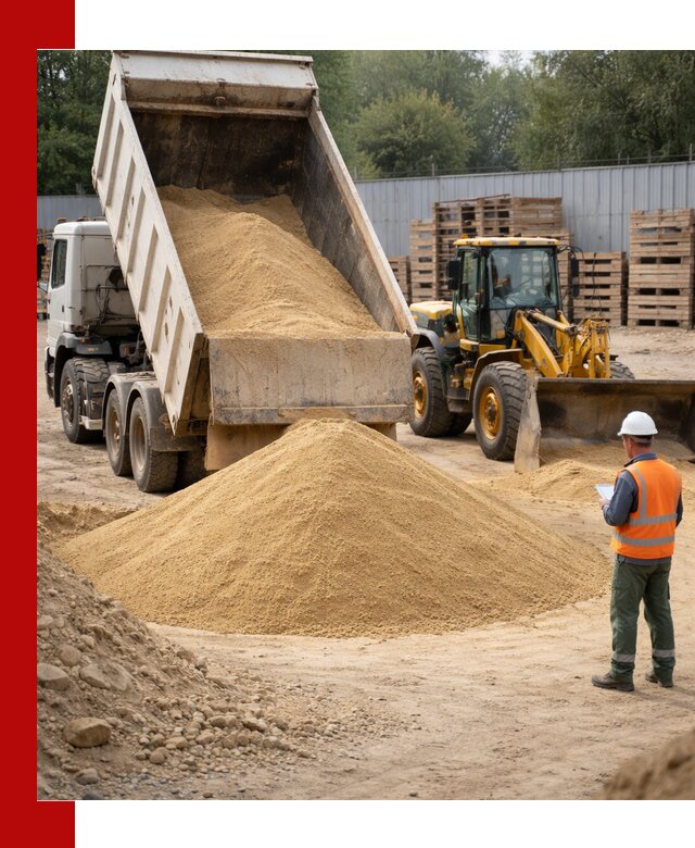 Доставка карьерного мелкозернистого песка в Нововоронеже