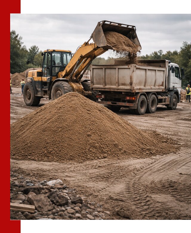 Доставка речного песка навалом в Нововоронеже быстро и выгодно