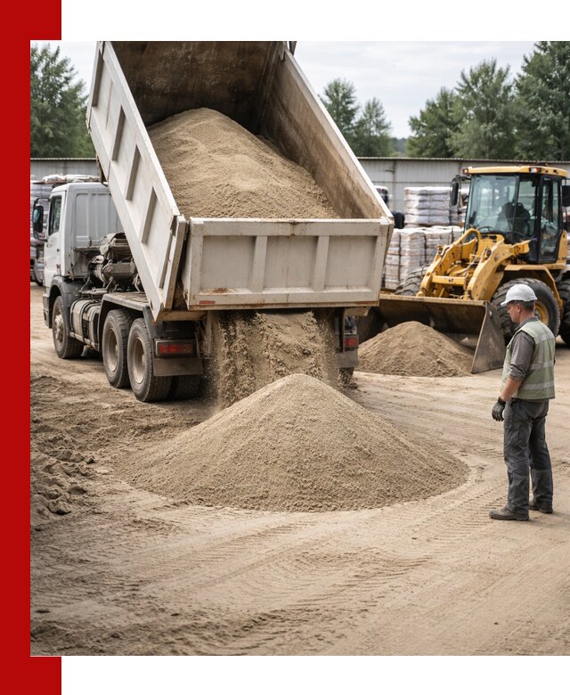 Поставка и доставка песка для бетона в Нововоронеже