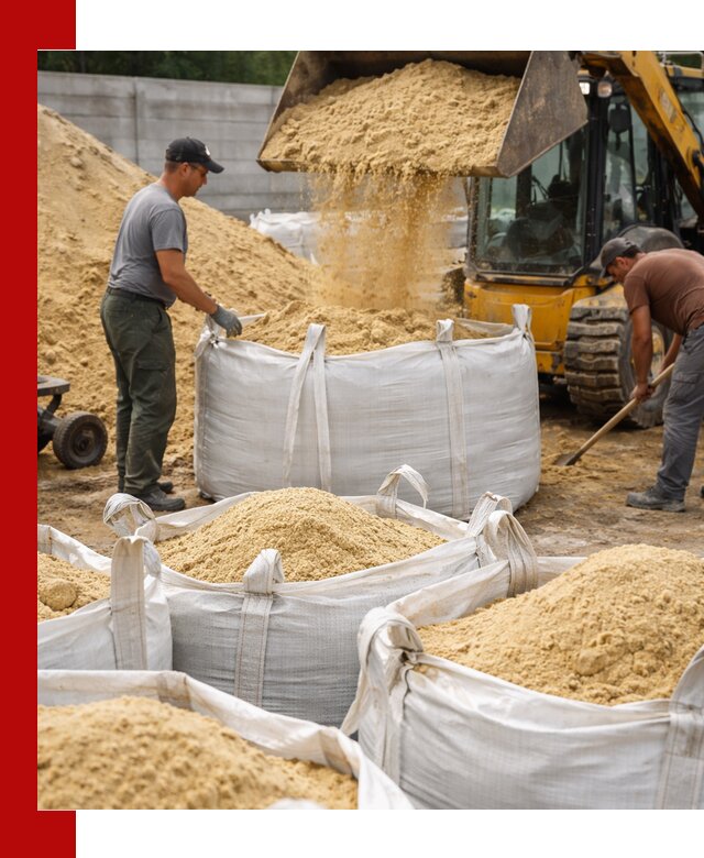Поставка качественного песка для кладки в Нововоронеже