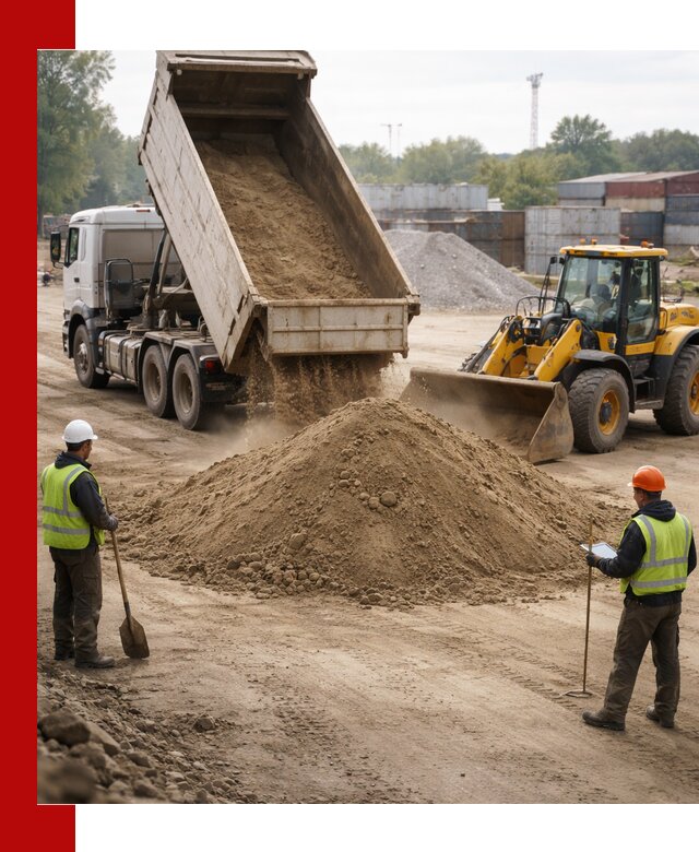 Доставка и продажа пескогрунта оптом и в розницу в Нововоронеже