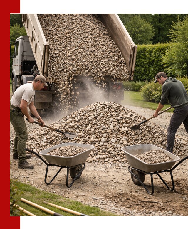 Доставка и продажа декоративной гальки в Нововоронеже