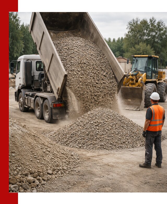 Доставка щпс в Нововоронеже — щебеночно-песчаная смесь под заборы и дорожки