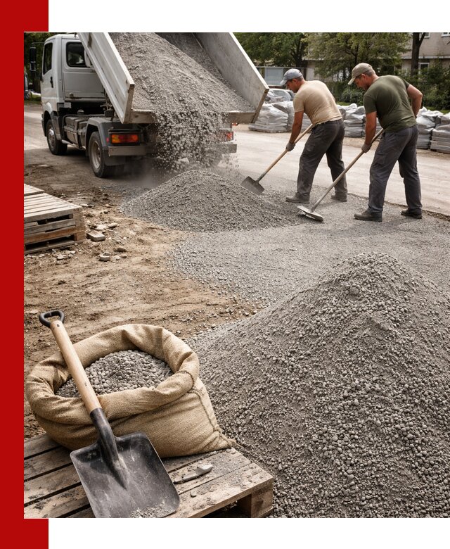 Отсев для тротуарной плитки в Нововоронеже — доставка и укладка