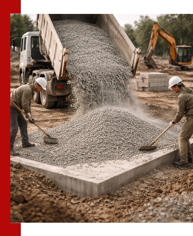 Доставка и продажа отсева для бетона в Нововоронеже