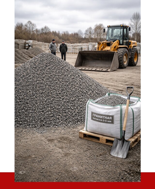 Купить гранитную крошку в Нововоронеже от 4858 р. с доставкой | ПРОНЕРУДНвв