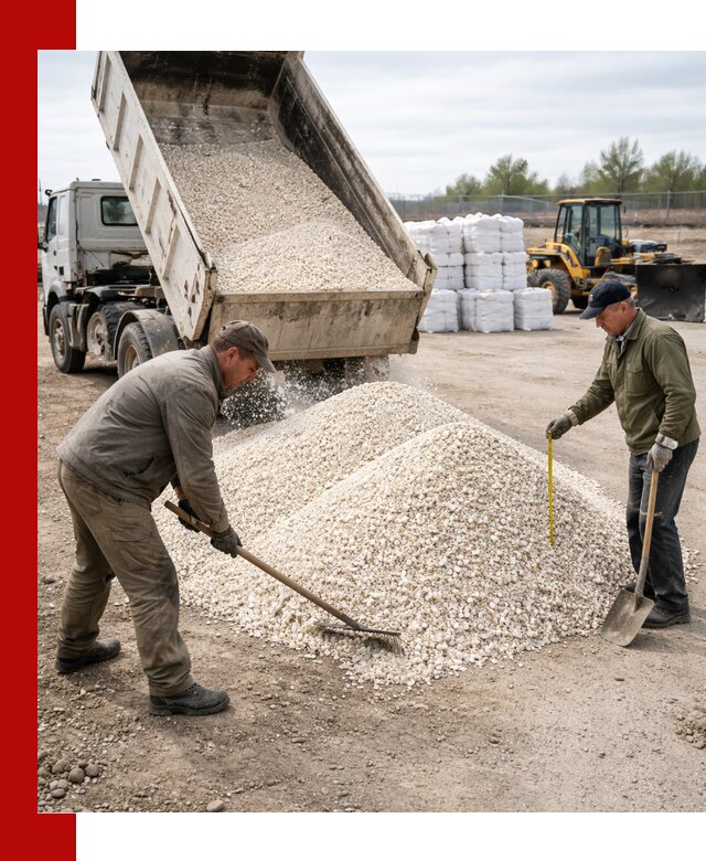 Мраморная крошка с доставкой и разгрузкой в Нововоронеже
