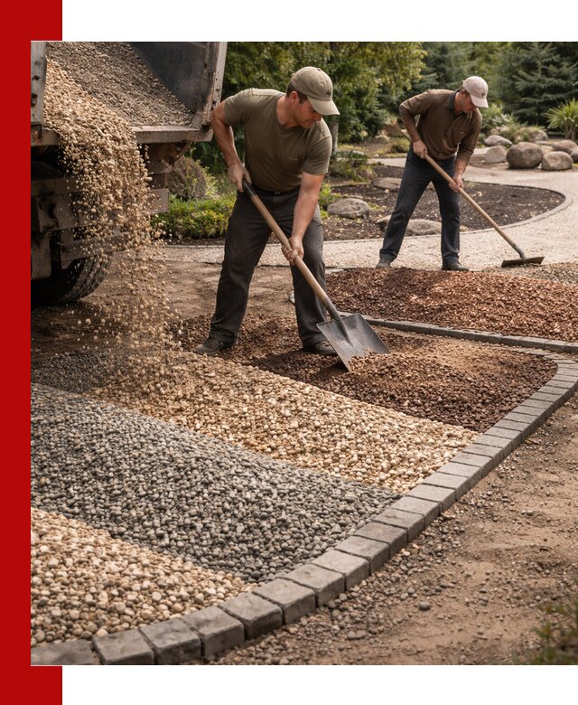 Декоративная крошка для ландшафта в Нововоронеже — продажа и доставка