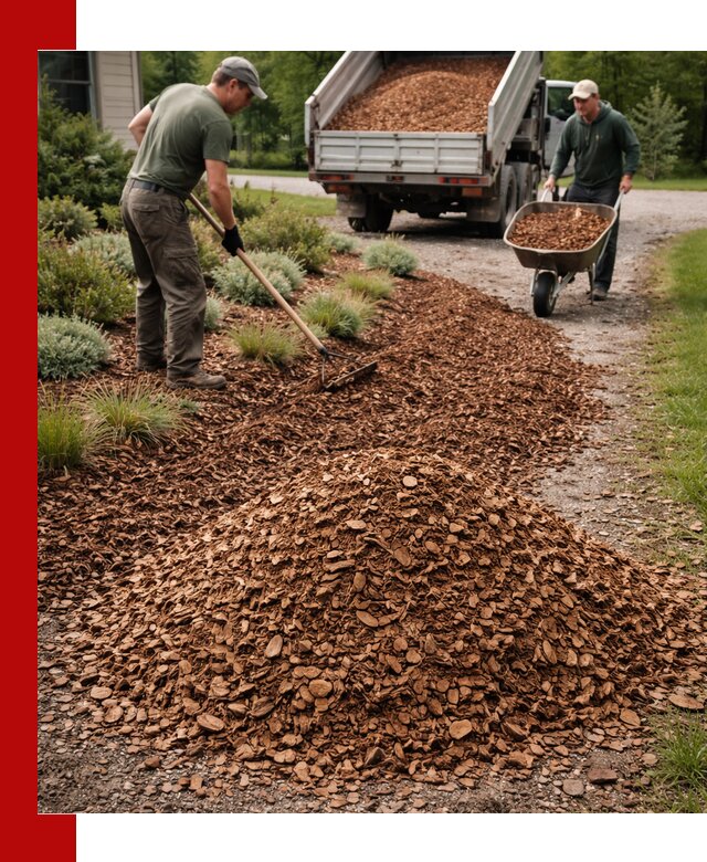 Крошка для мульчирования с доставкой в Нововоронеже