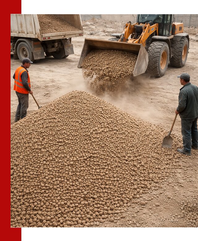 Керамзит фракция 10-20 с доставкой в Нововоронеже