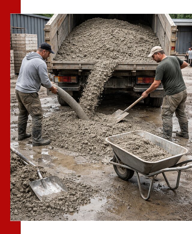 Цементно-песчаная смесь М150 доставка в Нововоронеже