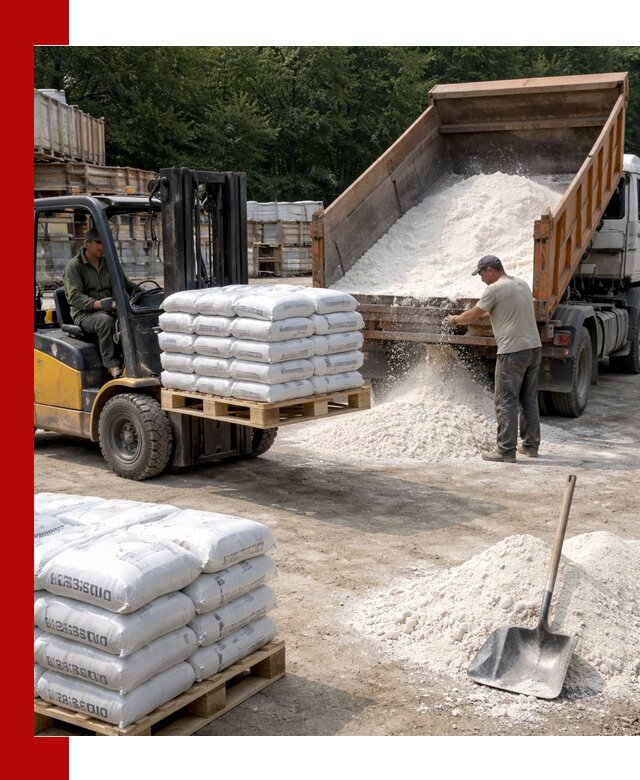 Доставка строительной извести оптом и в розницу в Нововоронеже