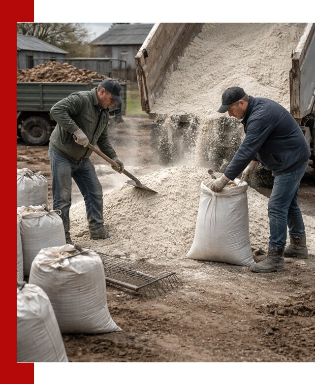 Доставка извести пушонки в Нововоронеже оптом и мелким оптом