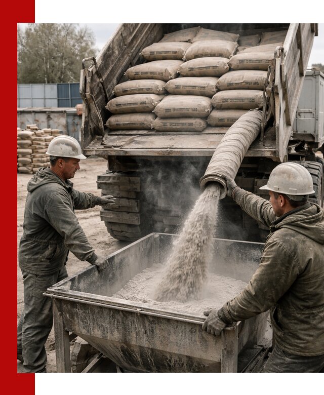 Доставка цемента М400 в Нововоронеже оптом и в розницу