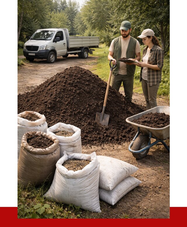 Купить грунт с доставкой в Нововоронеже от 4554 р. за м3 | ПРОНЕРУДНвв