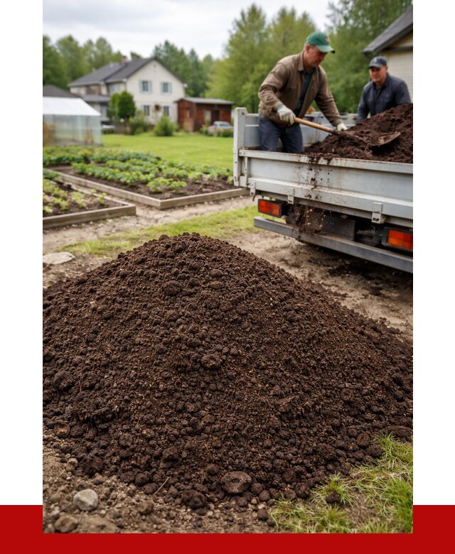 Плодородный грунт в Нововоронеже с доставкой от 4250 р. | ПРОНЕРУДНвв