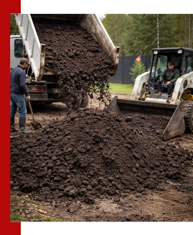 Плодородный грунт с доставкой в Нововоронеже для садов и огородов