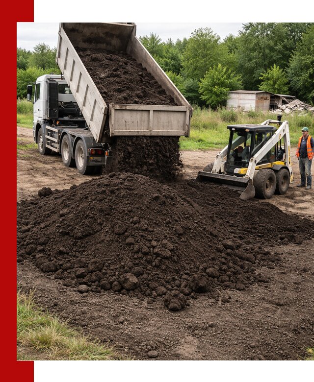 Поставка плодородной земли с доставкой самосвалом в Нововоронеже