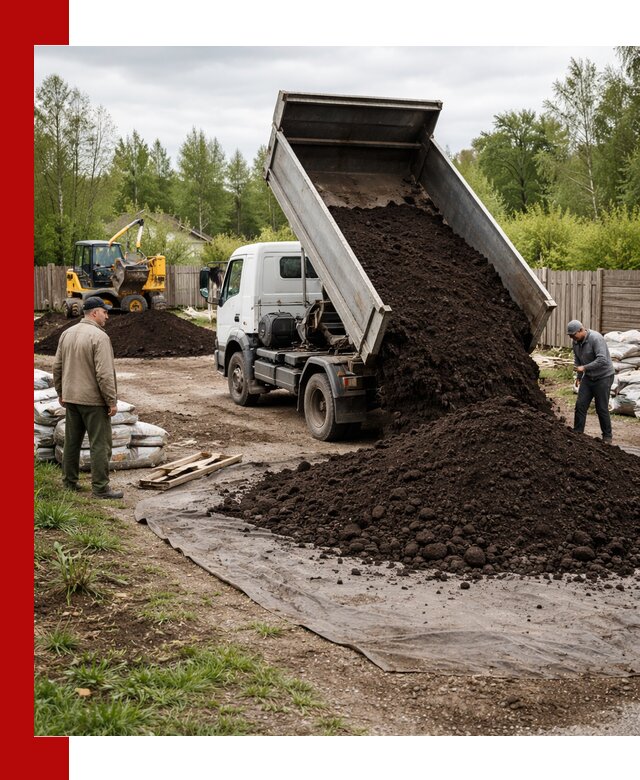 Доставка качественного почвогрунта в Нововоронеже оптом и в розницу