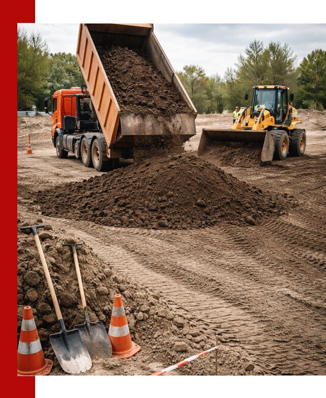 Поставка и доставка планировочного грунта в Нововоронеже