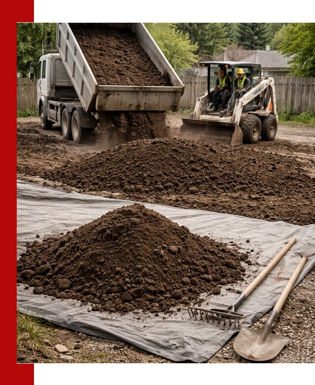 Грунт для отсыпки участка с доставкой в Нововоронеже