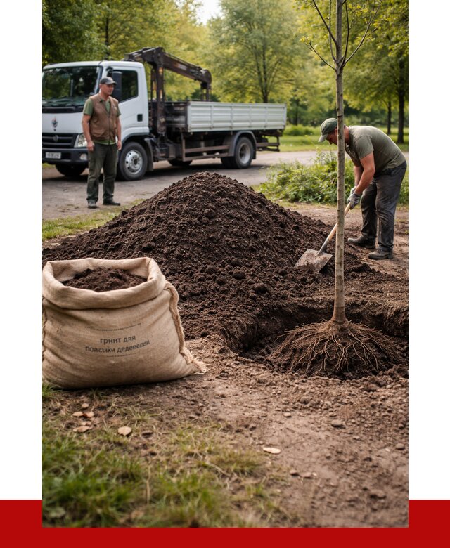 Грунт для посадки деревьев в Нововоронеже от 1214 р. | ПРОНЕРУДНвв