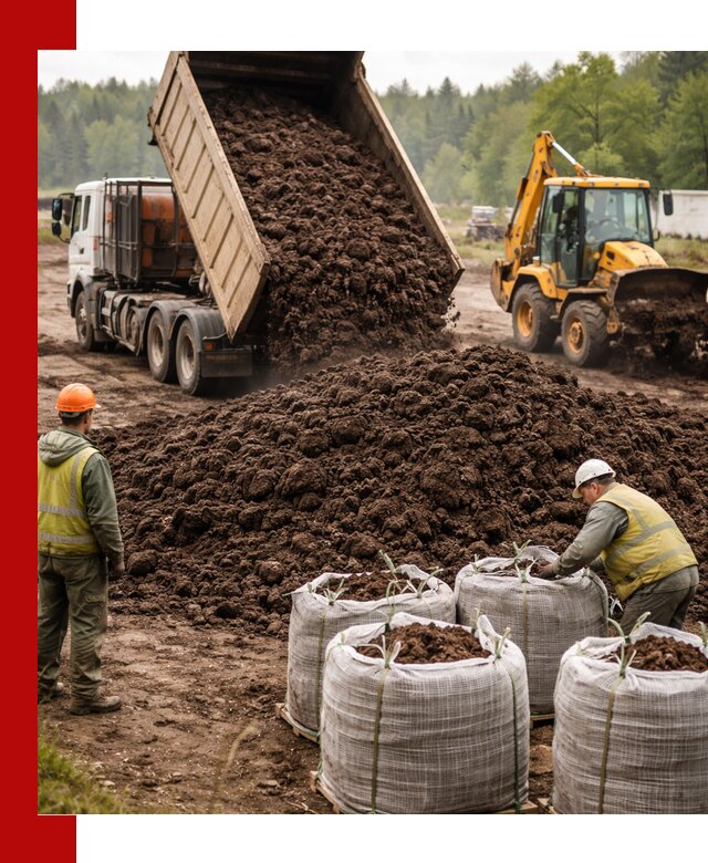 Доставка нейтрального торфа в Нововоронеже оптом и в розницу