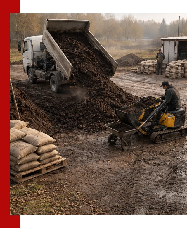 Кислый торф в доставке по выгодным ценам в Нововоронеже